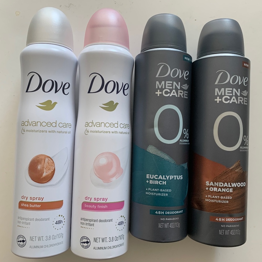 Dove Deodorants